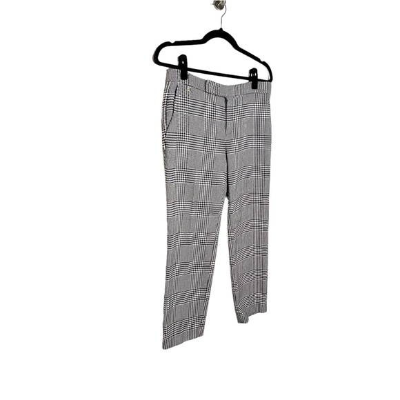 NEW Lauren Ralph Lauren Houndstooth Trouser Pants Black & White Size 4 - Picture 4 of 8